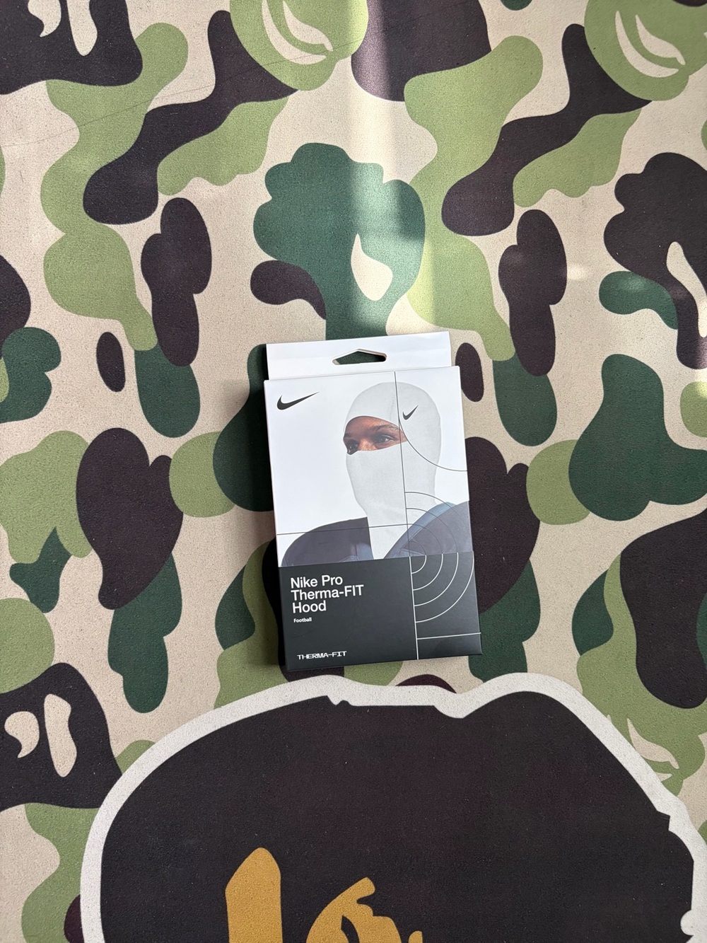 Nike White Pro Therma-FIT Hood Face Mask